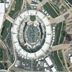 London 2012 Olympic Stadium Google Map Example 1